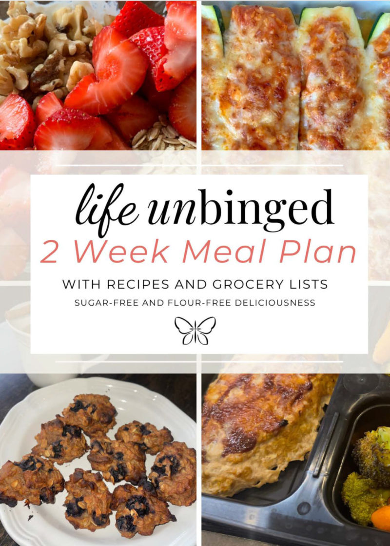 2 Week Meal Plan with Recipes – Life Unbinged
