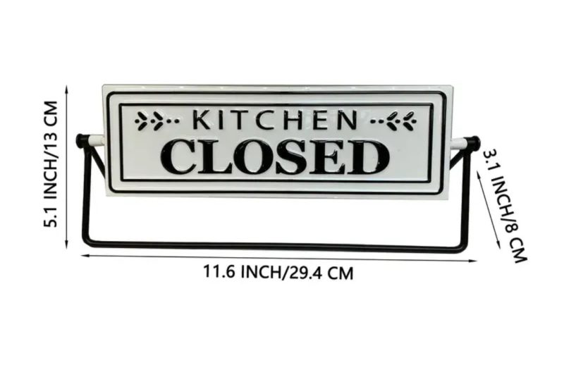 Kitchen Open/Closed Sign – Life Unbinged